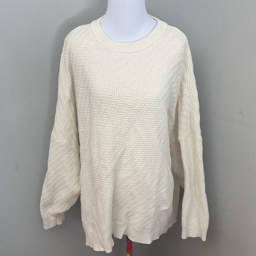Show Me Your MuMu Crosby Cream Knit Sweater